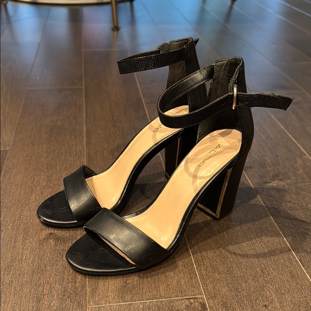 ALDO Black Women's Heeled Sandals
